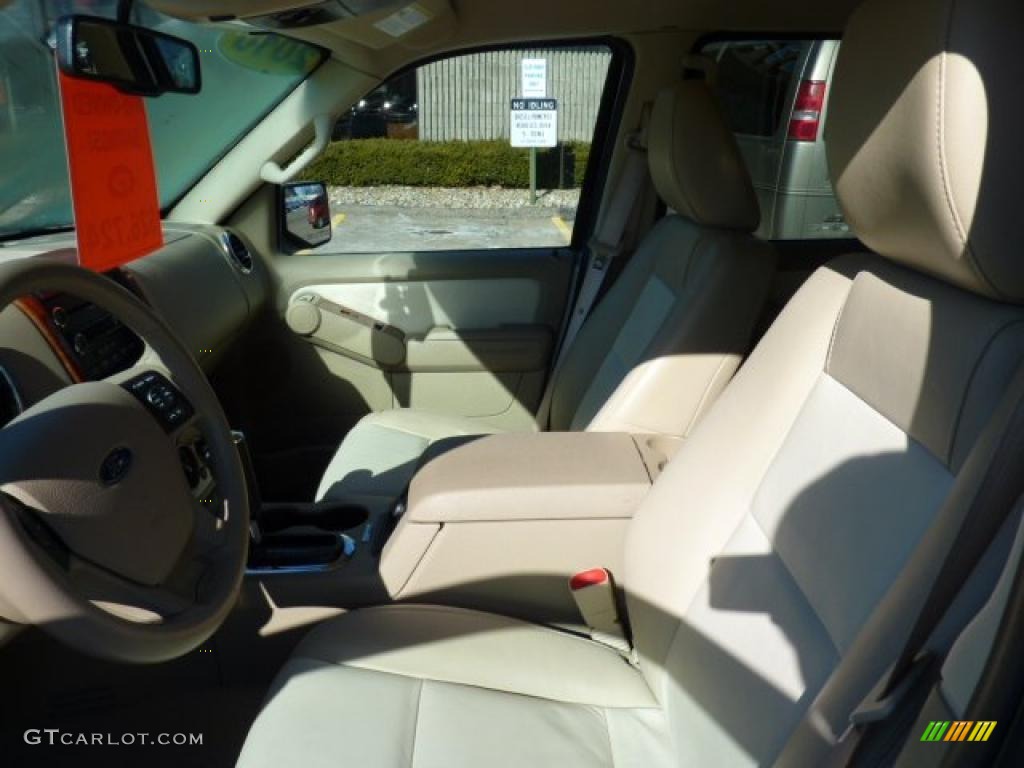 2010 Explorer Eddie Bauer 4x4 - White Suede / Camel photo #10
