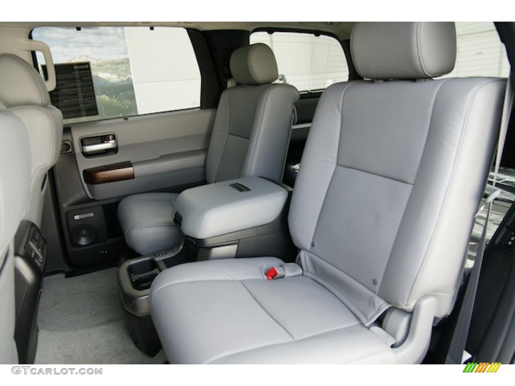 Graphite Gray Interior 2011 Toyota Sequoia Platinum 4WD Photo #45180432