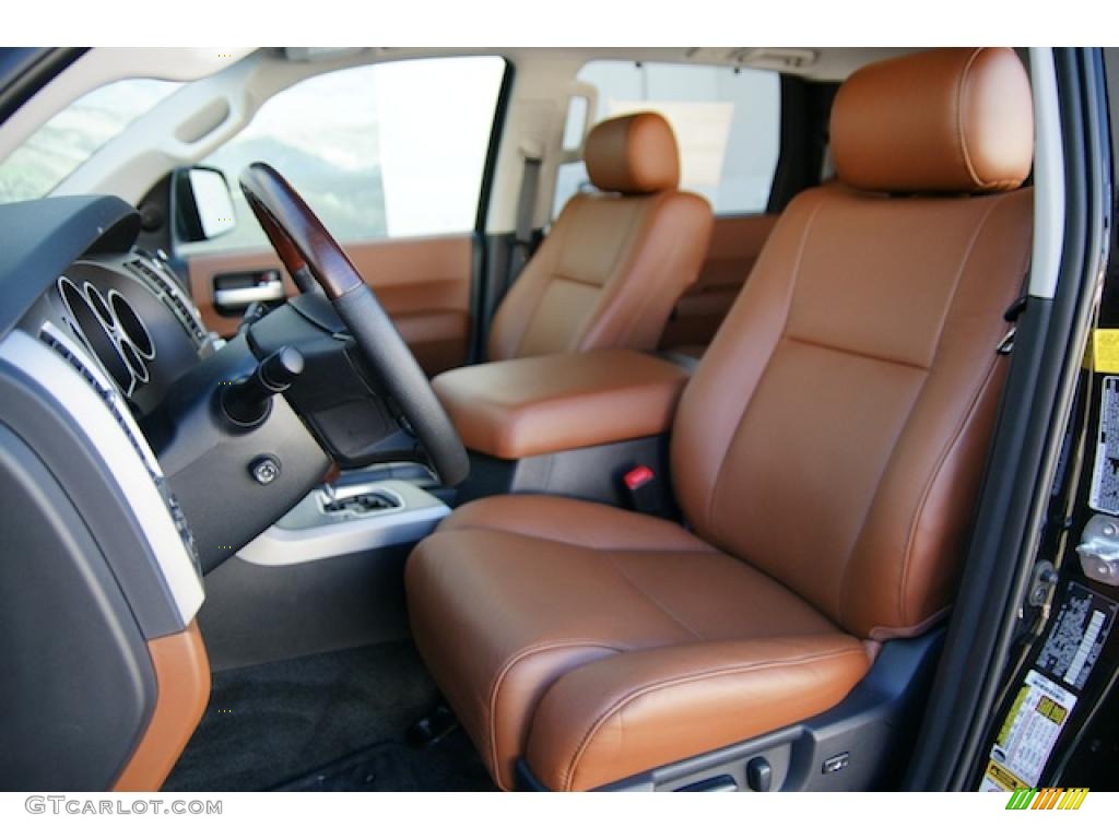 Red Rock Interior 2011 Toyota Sequoia Platinum 4WD Photo #45180813