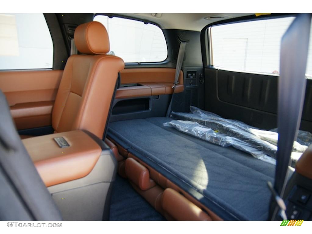 Red Rock Interior 2011 Toyota Sequoia Platinum 4WD Photo #45180837