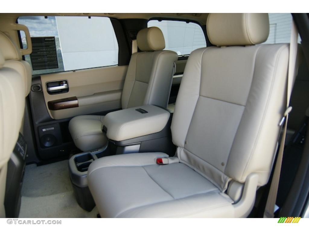 Sand Beige Interior 2011 Toyota Sequoia Platinum 4WD Photo #45180989