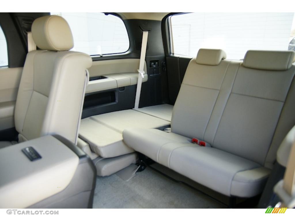 Sand Beige Interior 2011 Toyota Sequoia Platinum 4WD Photo #45181001