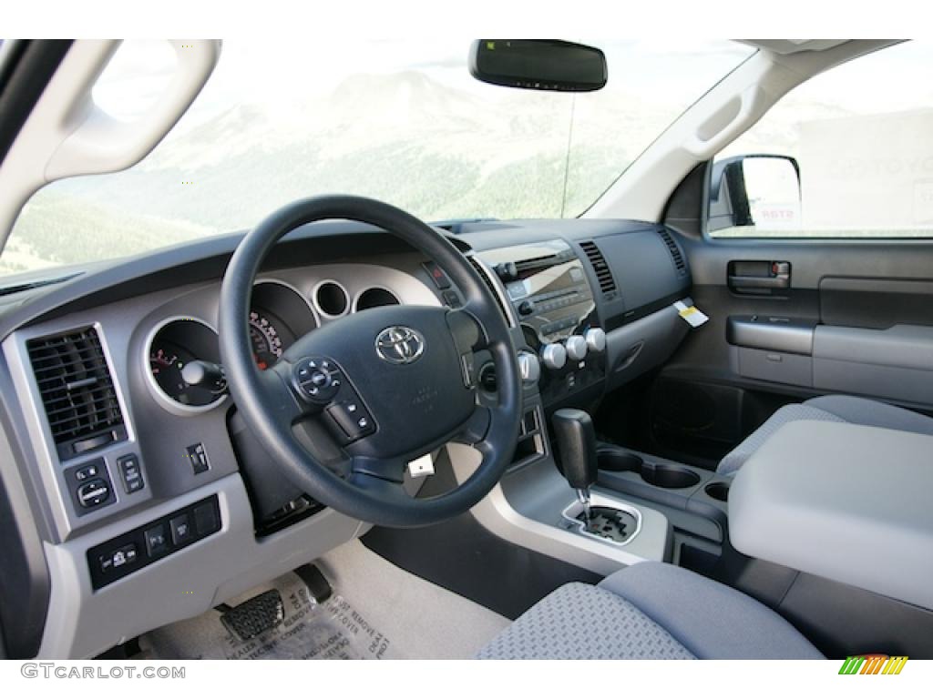 Graphite Gray Interior 2011 Toyota Tundra TRD CrewMax 4x4 Photo #45181297