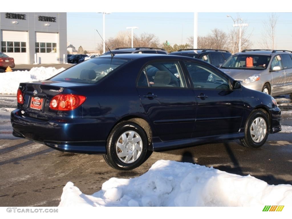 2006 Corolla S - Indigo Ink Pearl / Dark Charcoal photo #2