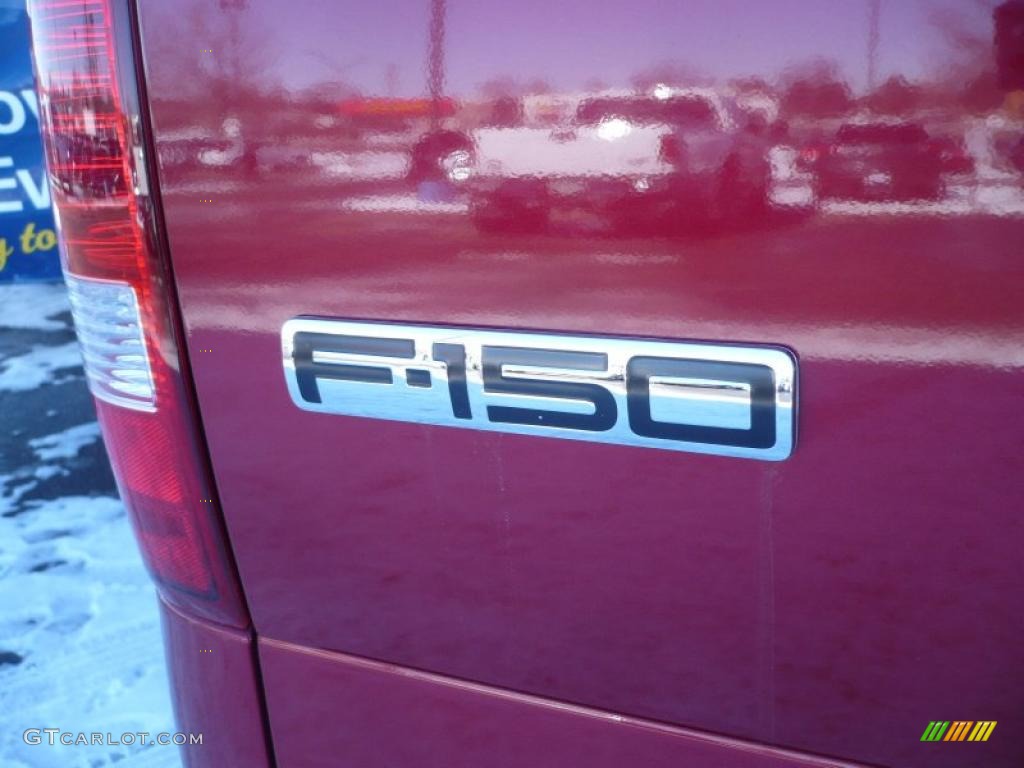 2008 F150 Lariat SuperCrew 4x4 - Redfire Metallic / Tan photo #12
