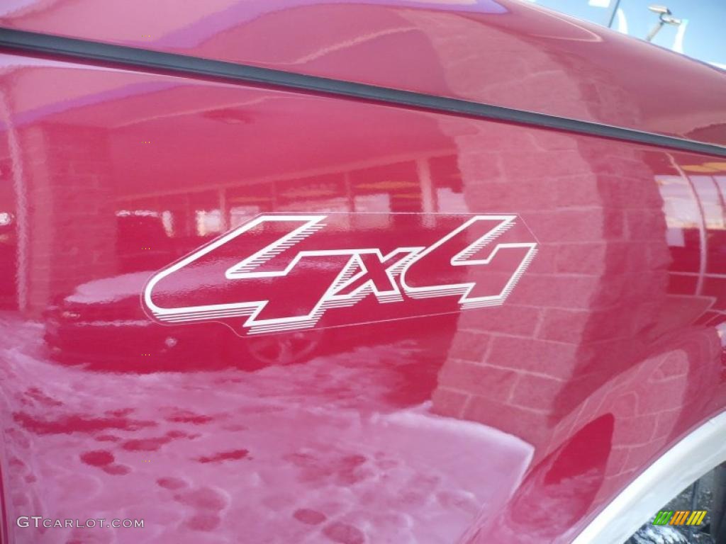 2008 F150 Lariat SuperCrew 4x4 - Redfire Metallic / Tan photo #14