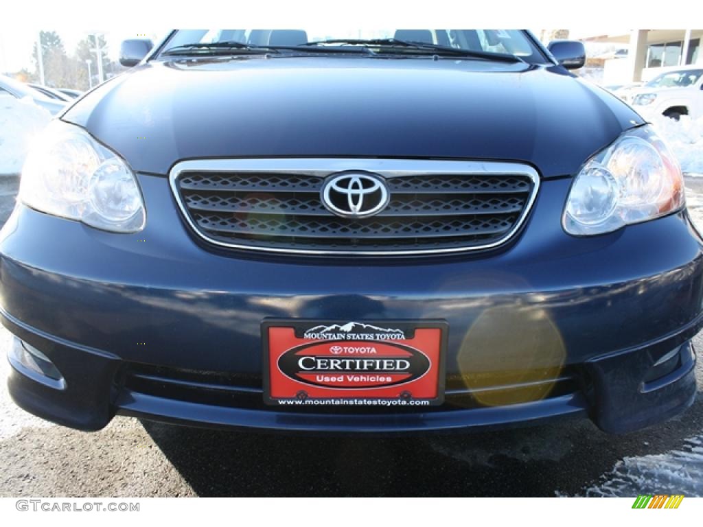 2006 Corolla S - Indigo Ink Pearl / Dark Charcoal photo #28