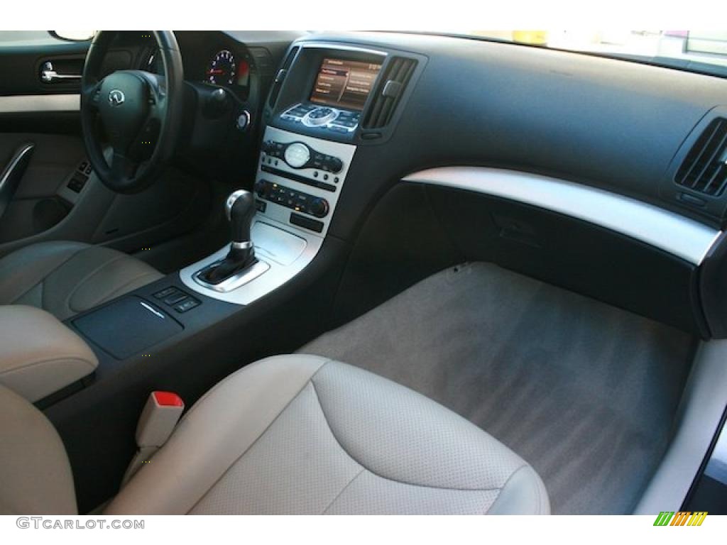 2008 Infiniti G 37 Journey Coupe Stone Dashboard Photo #45183049