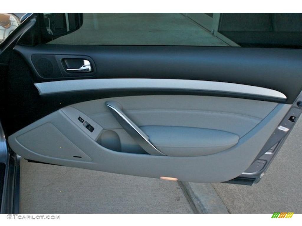 2008 Infiniti G 37 Journey Coupe Stone Door Panel Photo #45183153