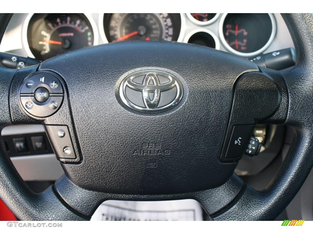 2010 Tundra Double Cab 4x4 - Radiant Red / Graphite Gray photo #15