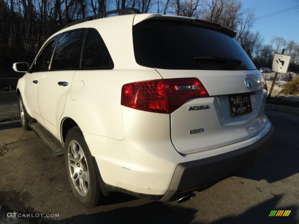 Aspen White Pearl 2008 Acura MDX Technology Exterior Photo #45184241
