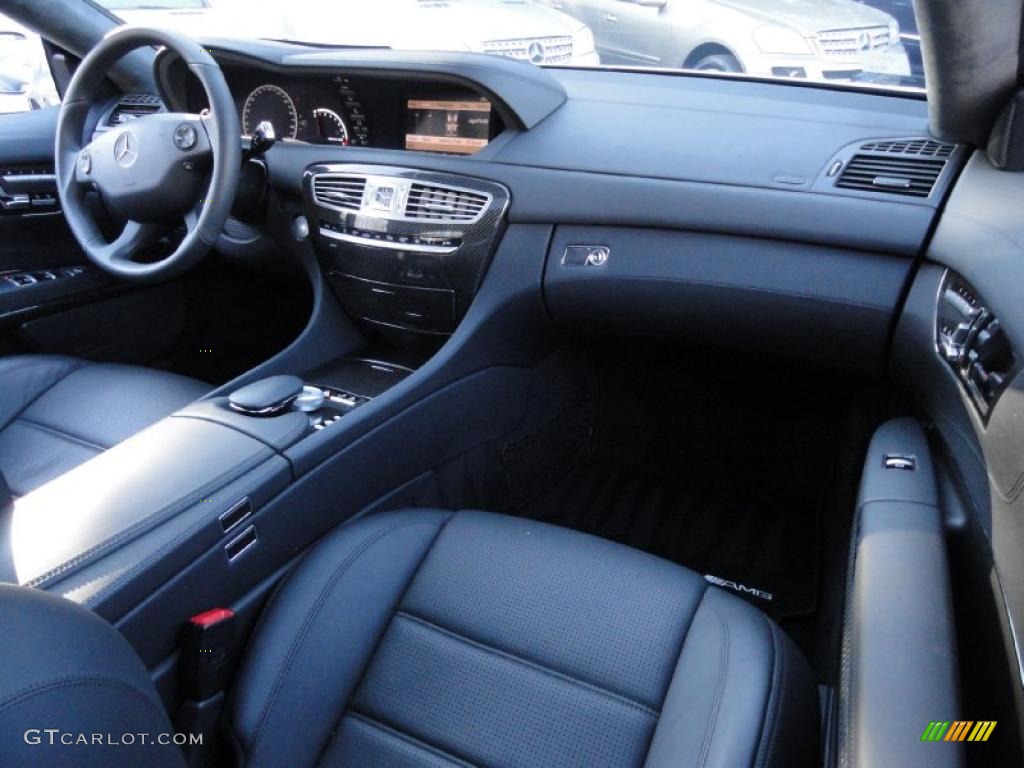 Black Interior 2009 Mercedes-Benz CL 63 AMG Photo #45185413