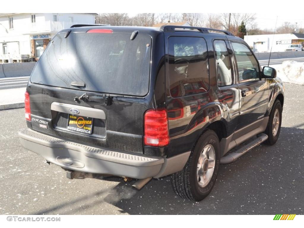 2002 Explorer Sport 4x4 - Black Clearcoat / Graphite photo #3