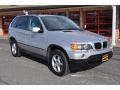 2002 Titanium Silver Metallic BMW X5 3.0i  photo #3