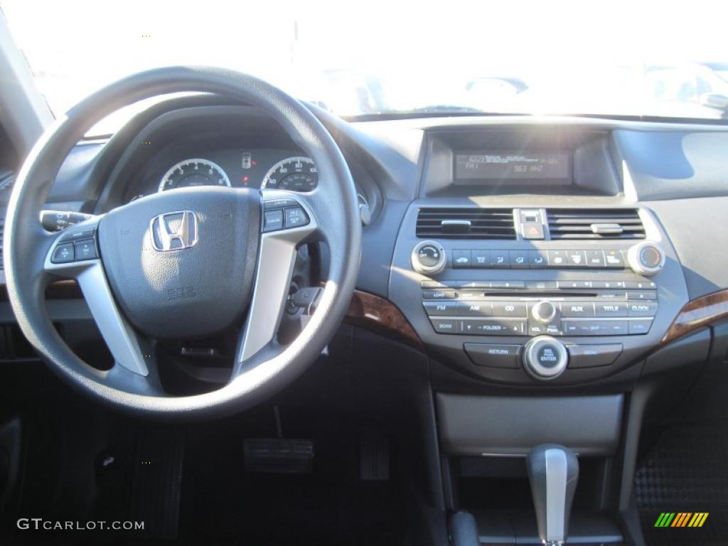 2011 Honda Accord EX Sedan Black Dashboard Photo #45189297
