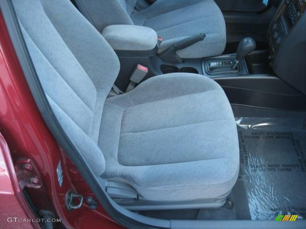2004 Elantra GLS Sedan - Crimson Dark Red / Gray photo #17