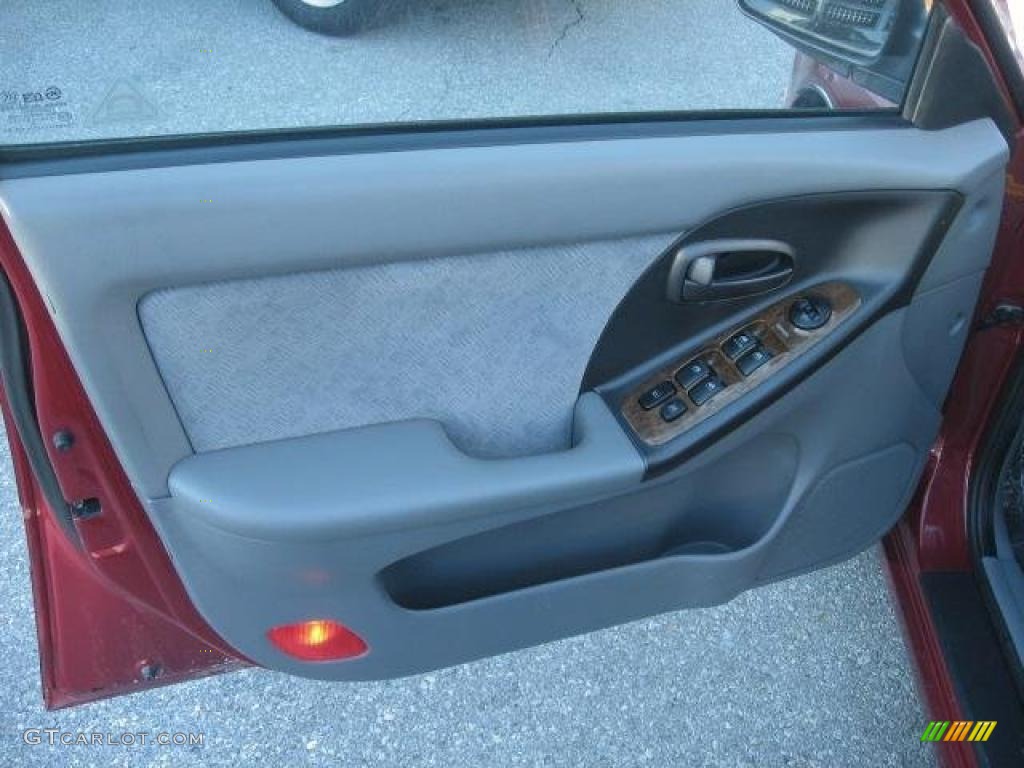 2004 Elantra GLS Sedan - Crimson Dark Red / Gray photo #20