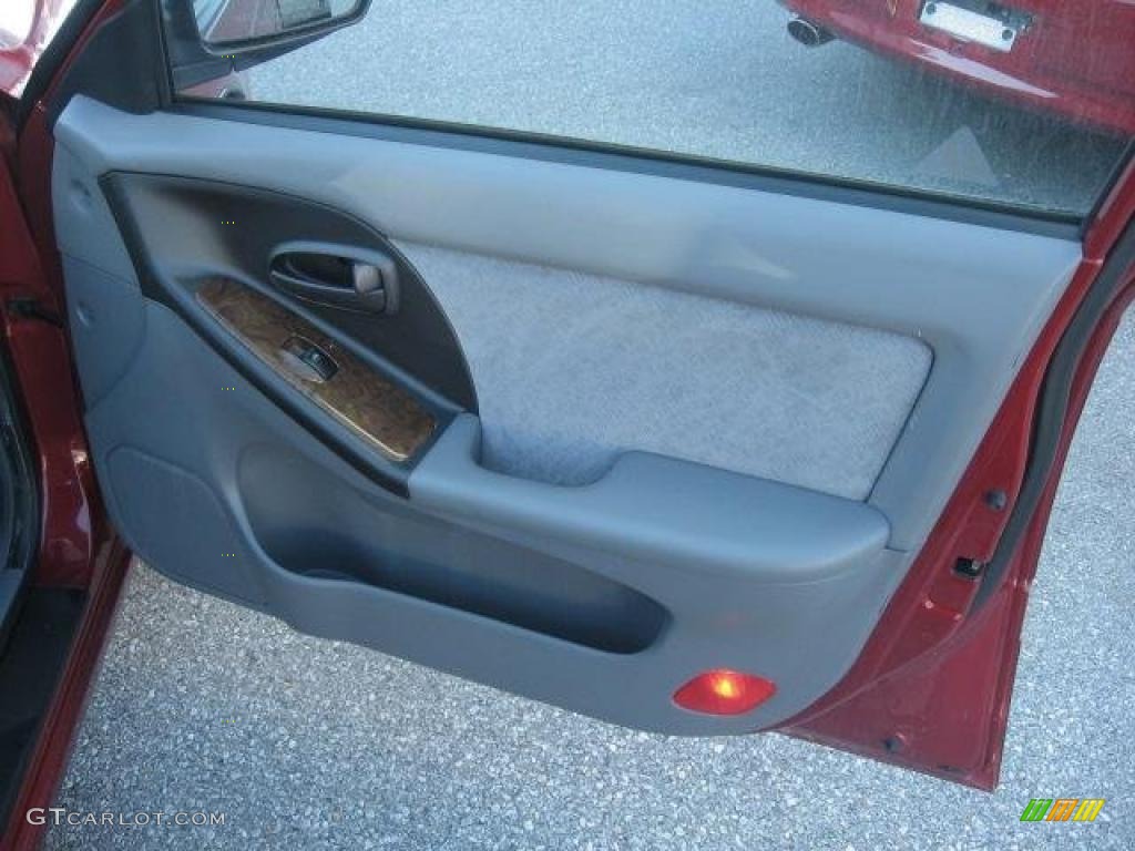 2004 Elantra GLS Sedan - Crimson Dark Red / Gray photo #21