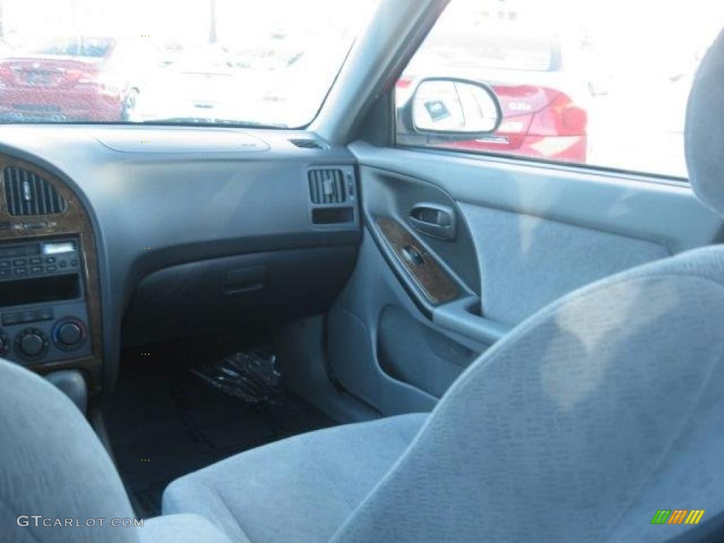 2004 Elantra GLS Sedan - Crimson Dark Red / Gray photo #33