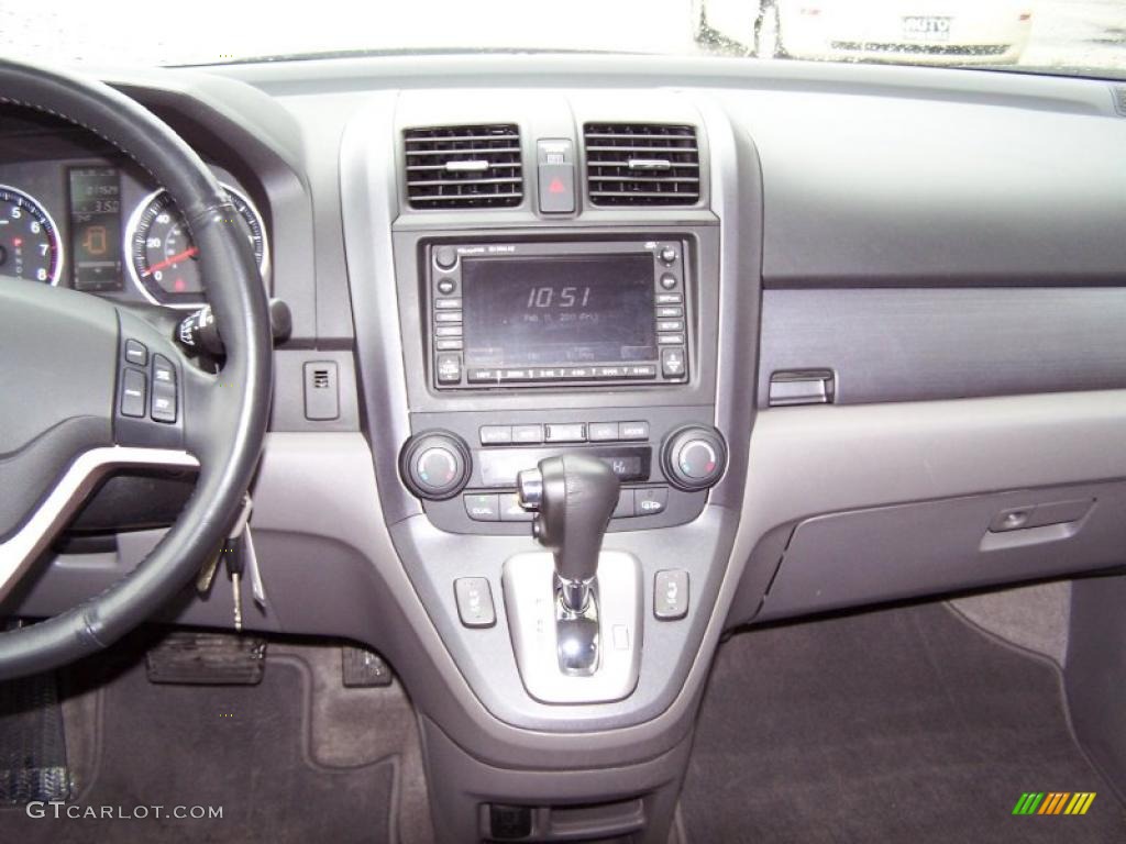 2009 CR-V EX-L 4WD - Taffeta White / Gray photo #8