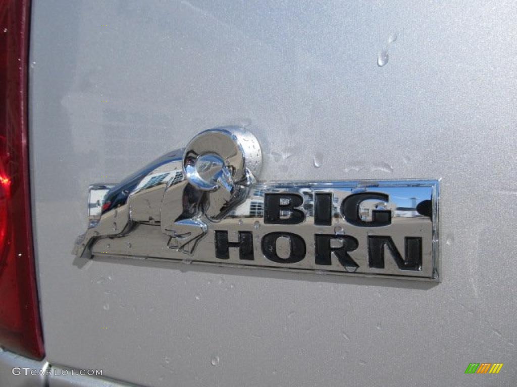 2008 Ram 1500 Big Horn Edition Quad Cab 4x4 - Bright Silver Metallic / Medium Slate Gray photo #10