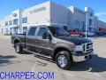 2005 Dark Stone Metallic Ford F250 Super Duty XLT Crew Cab 4x4  photo #1