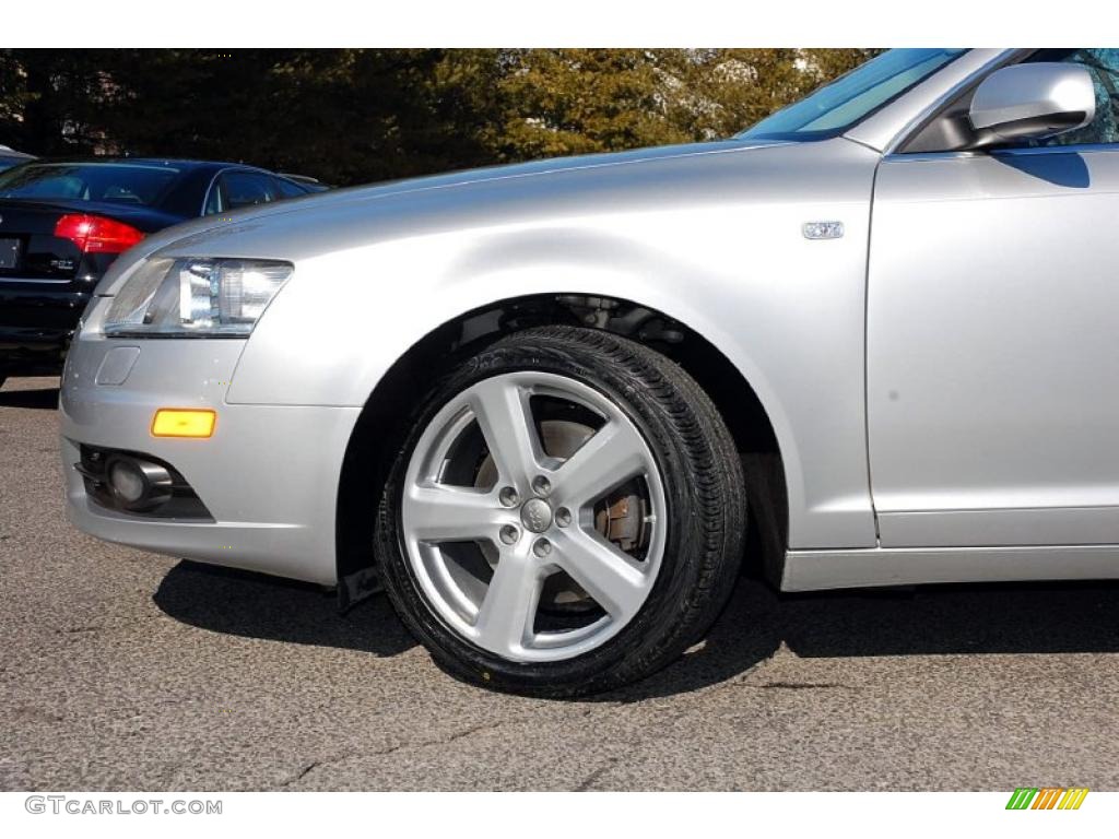 2008 A6 3.2 quattro Sedan - Light Silver Metallic / Black photo #3
