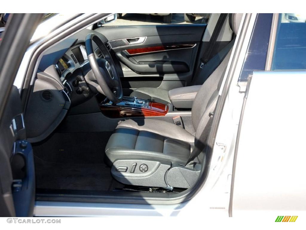 2008 A6 3.2 quattro Sedan - Light Silver Metallic / Black photo #12