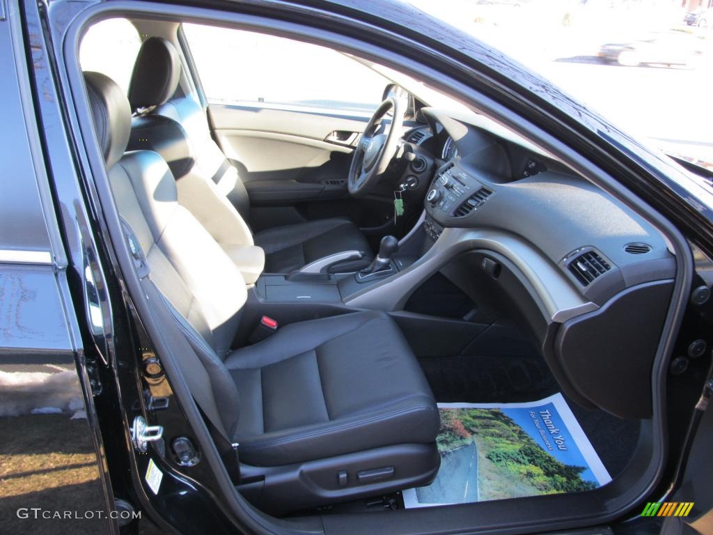 2009 TSX Sedan - Crystal Black Pearl / Ebony photo #24