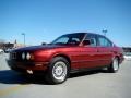 1991 Calypso Red Metallic BMW 5 Series 535i Sedan  photo #11