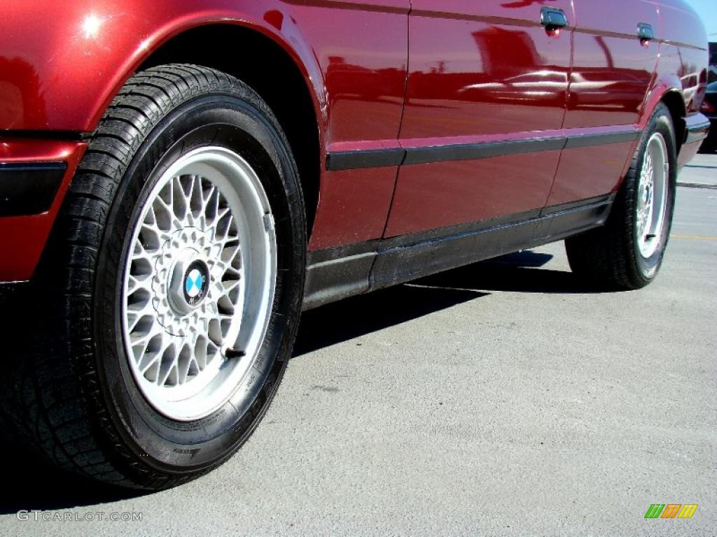1991 5 Series 535i Sedan - Calypso Red Metallic / Tan photo #22