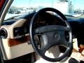 1991 BMW 5 Series Tan Interior Steering Wheel Photo