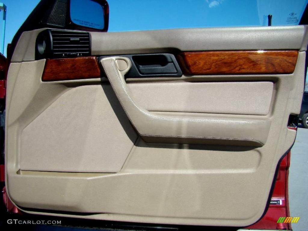 1991 5 Series 535i Sedan - Calypso Red Metallic / Tan photo #39