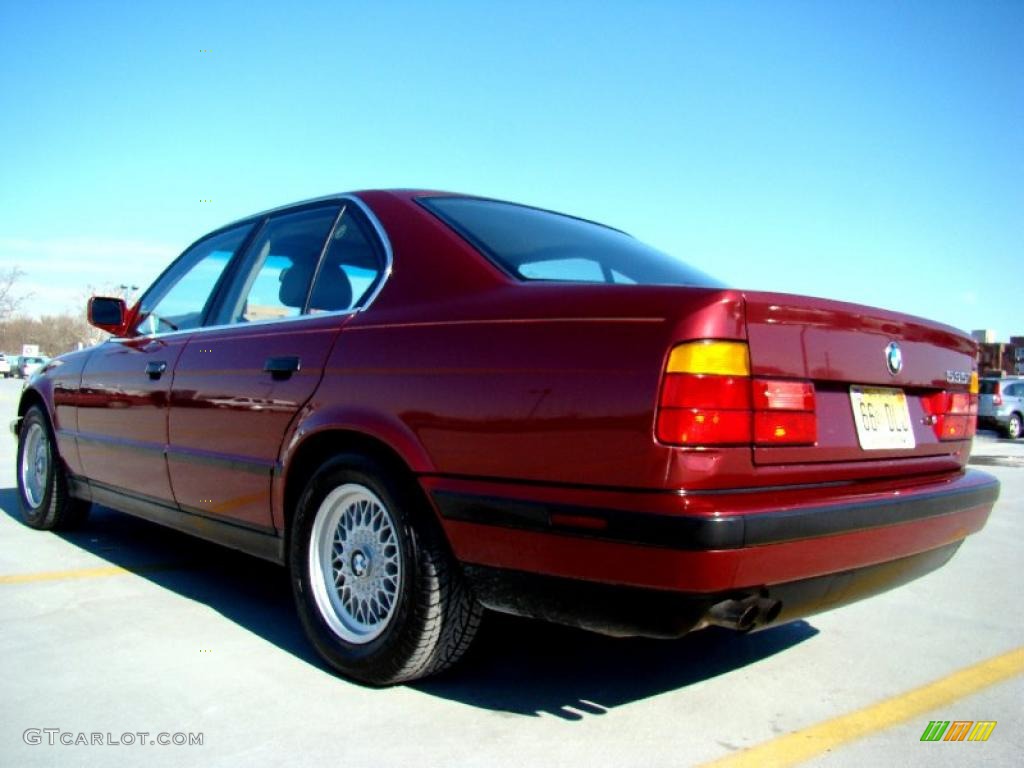 1991 5 Series 535i Sedan - Calypso Red Metallic / Tan photo #51