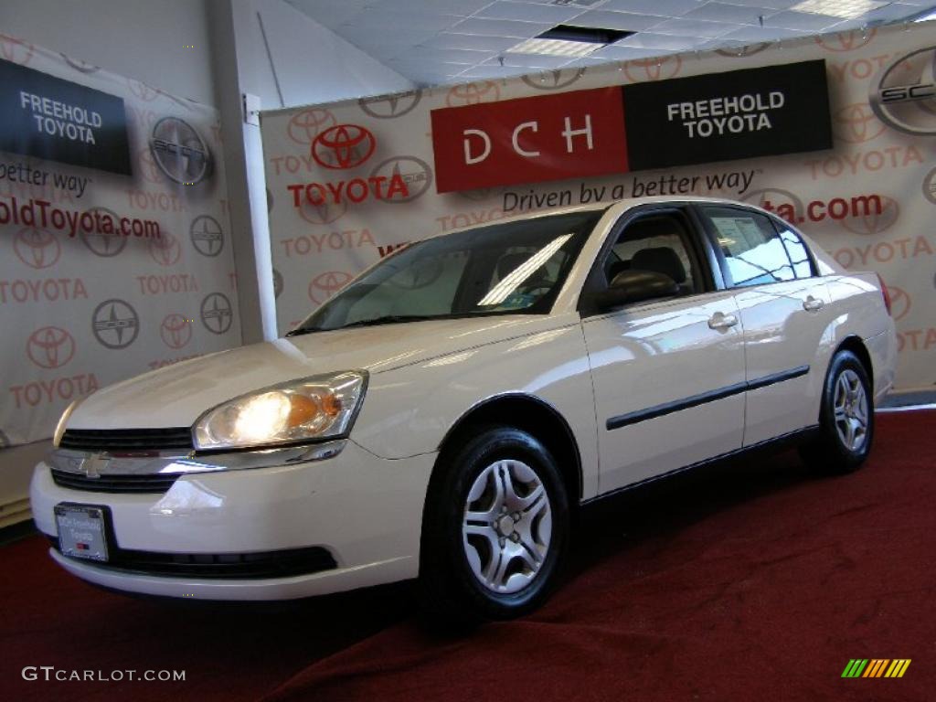 2005 Malibu Sedan - White / Gray photo #1