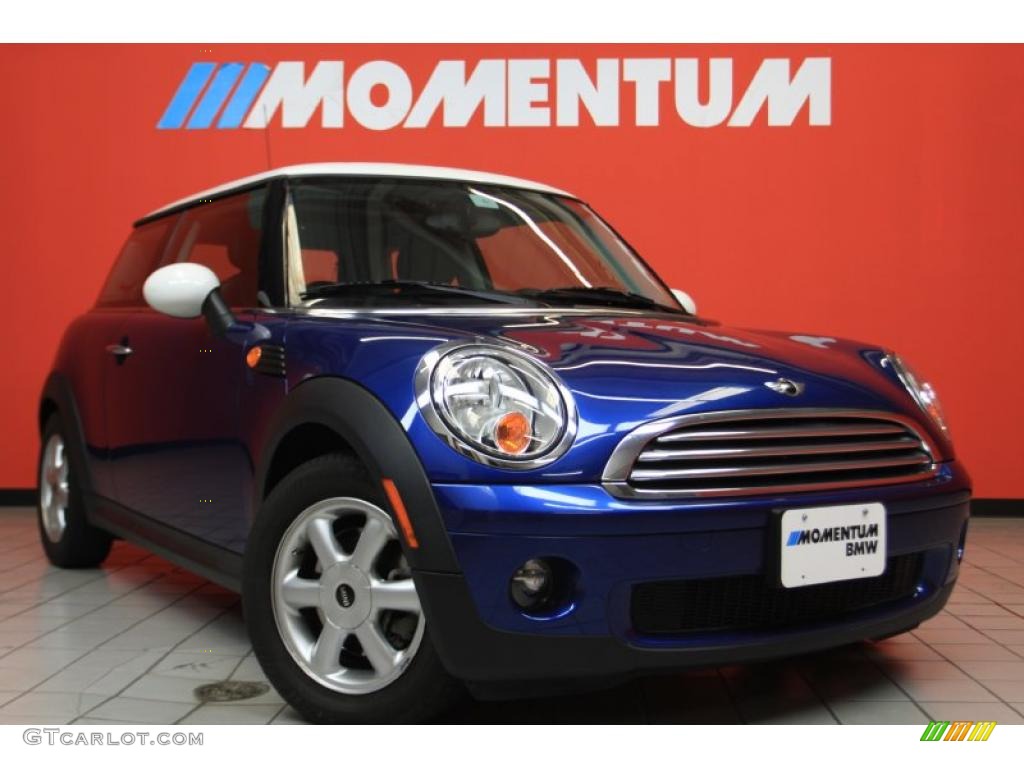 Lightning Blue Metallic Mini Cooper