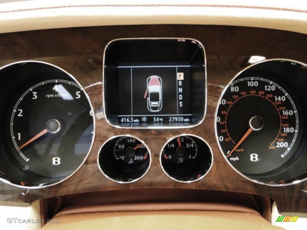 2007 Bentley Continental GTC Standard Continental GTC Model Gauges Photo #45196865