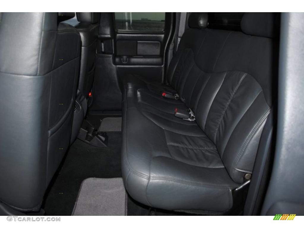 2002 Silverado 1500 LT Extended Cab 4x4 - Onyx Black / Graphite Gray photo #35