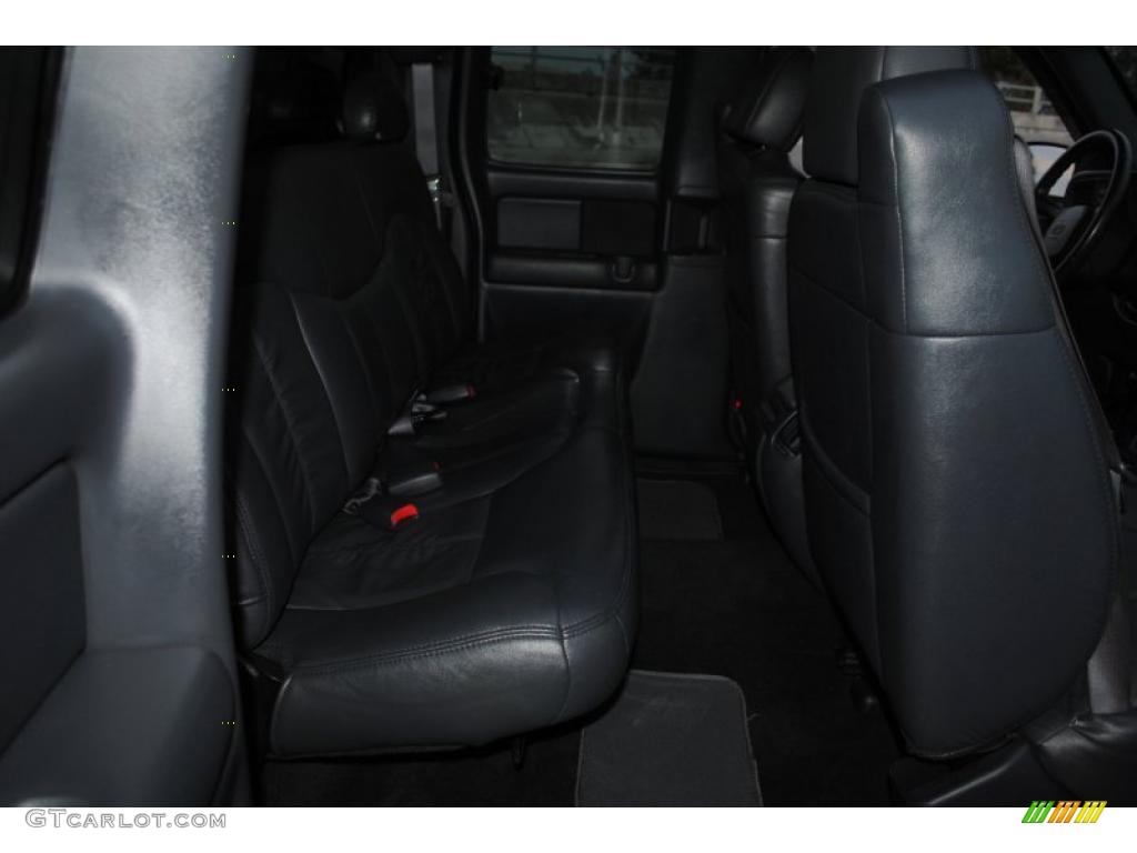 2002 Silverado 1500 LT Extended Cab 4x4 - Onyx Black / Graphite Gray photo #36