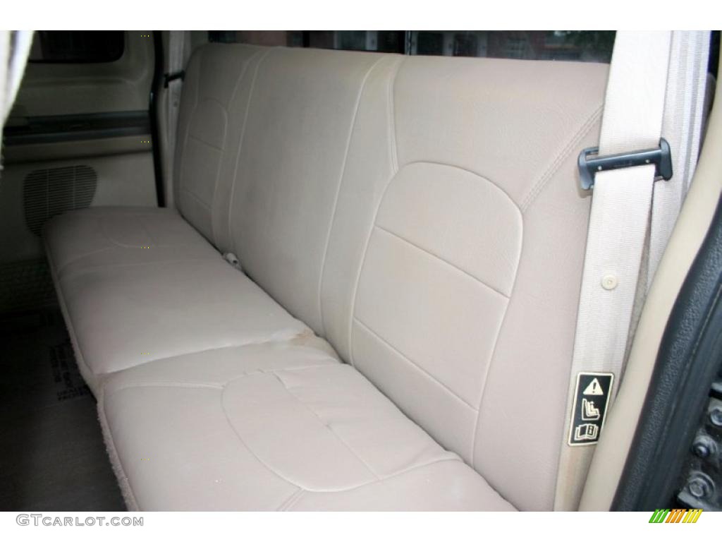 2000 F250 Super Duty Lariat Extended Cab 4x4 - Black / Medium Parchment photo #39