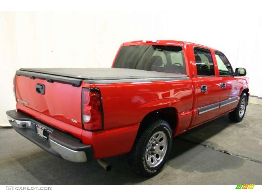 2006 Silverado 1500 LS Crew Cab - Victory Red / Dark Charcoal photo #3