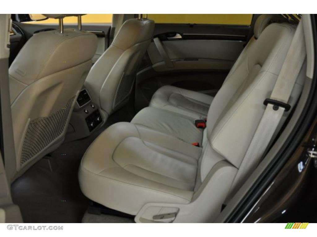 Cardamom Beige Interior 2010 Audi Q7 4.2 Prestige quattro Photo #45204225