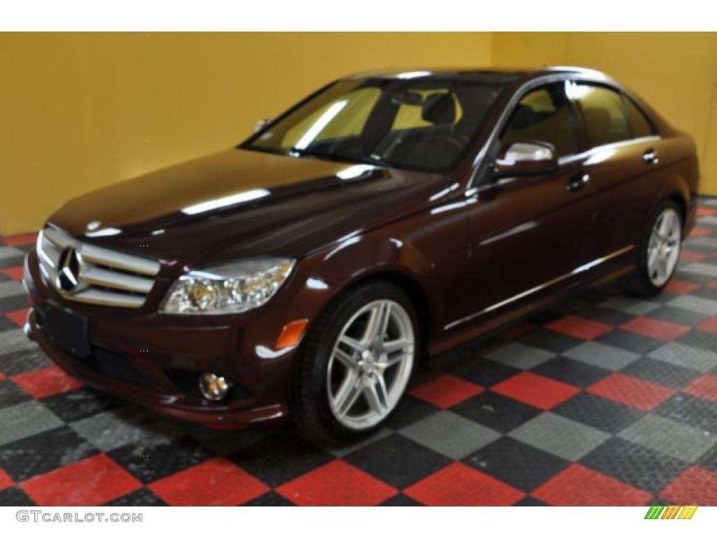 Barolo Red Metallic 2008 Mercedes-Benz C 300 Sport Exterior Photo #45204405