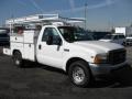 2001 Oxford White Ford F350 Super Duty XL Regular Cab Chassis  photo #1