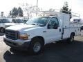 2001 Oxford White Ford F350 Super Duty XL Regular Cab Chassis  photo #3