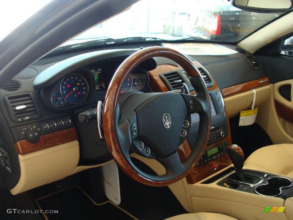 Pearl Beige Interior 2011 Maserati Quattroporte S Photo #45205633