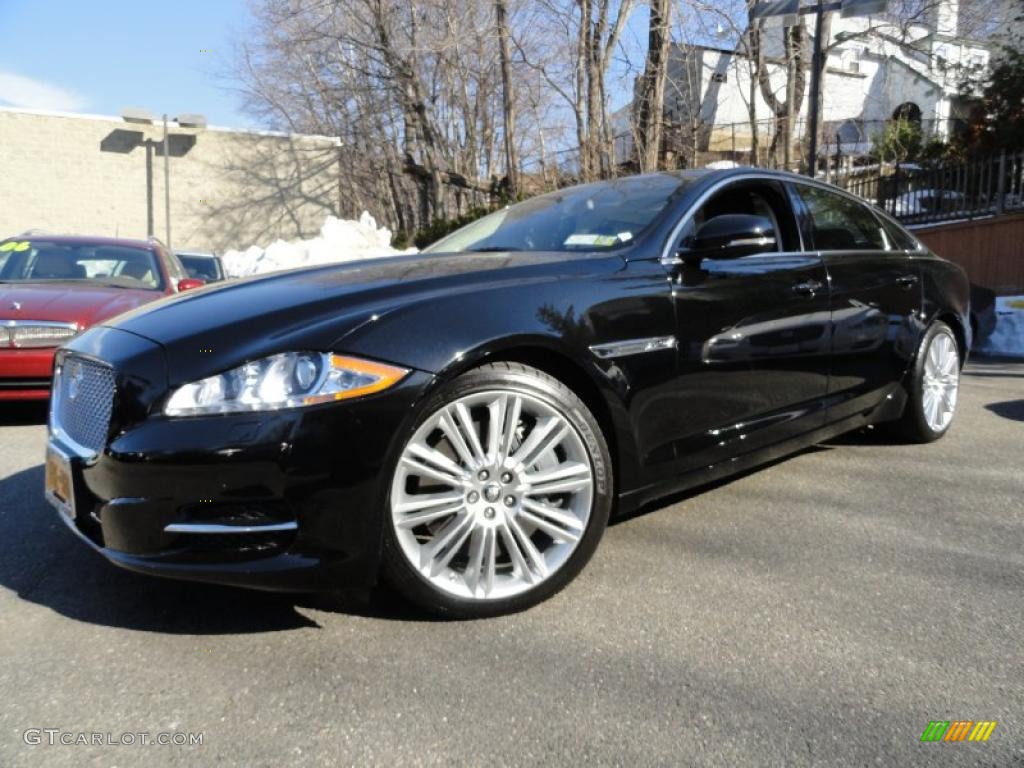 Ultimate Black Metallic 2011 Jaguar XJ XJL Supercharged Exterior Photo #45205821