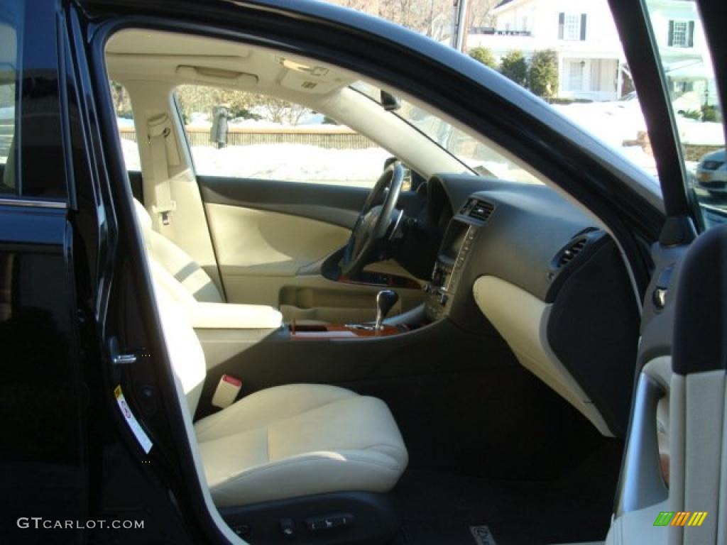 Ecru Interior 2009 Lexus IS 250 AWD Photo #45206029