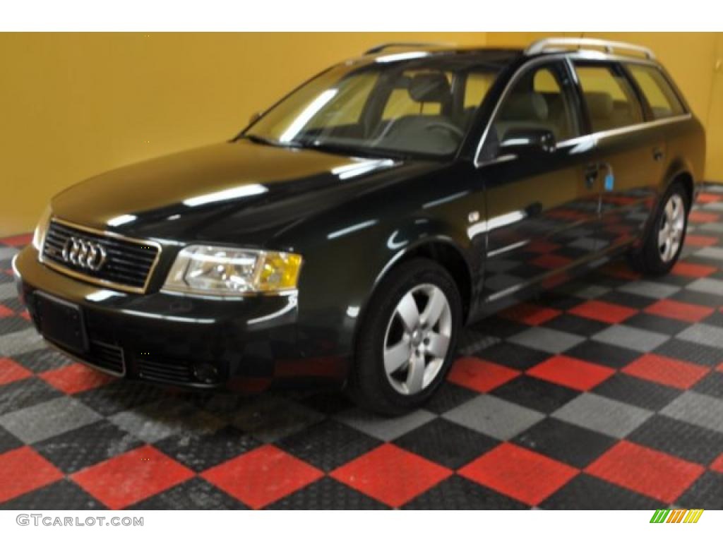 2002 A6 3.0 quattro Avant - Goodwood Green Pearl / Beige photo #2