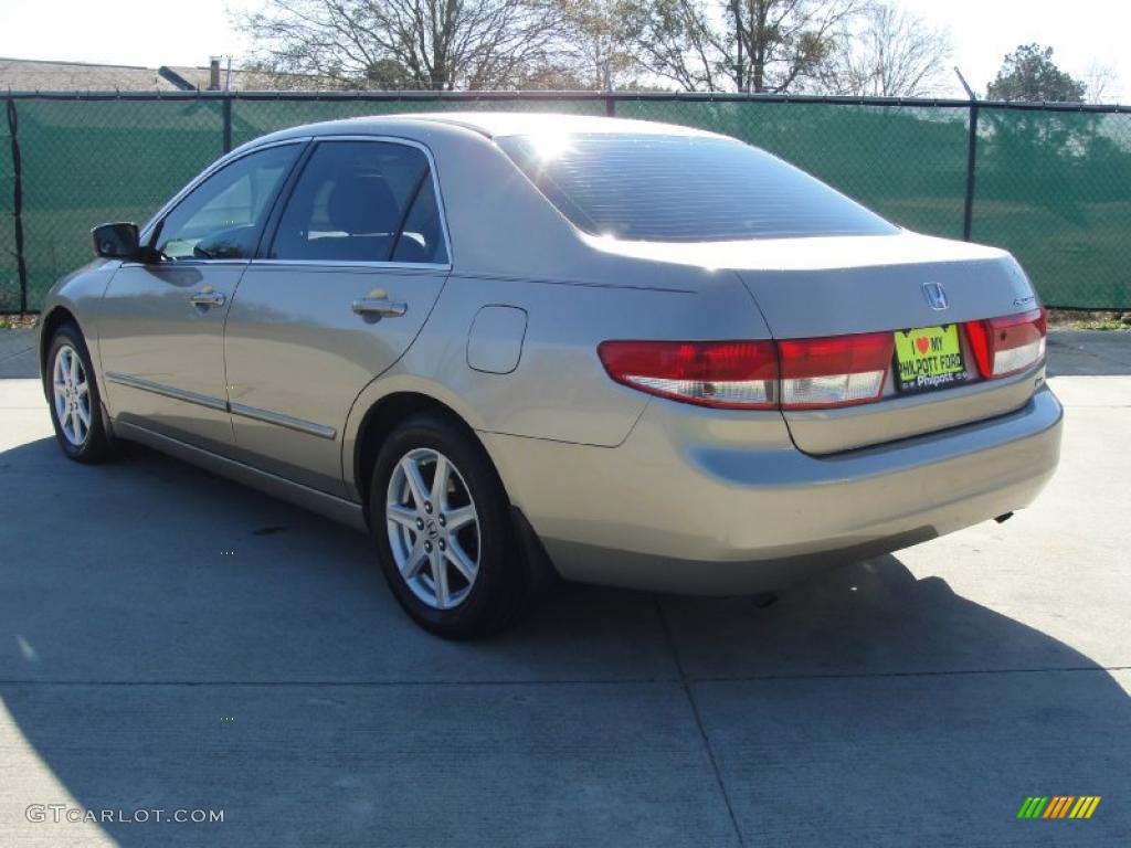 2003 Accord EX V6 Sedan - Desert Mist Metallic / Ivory photo #5